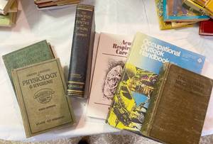 lot 7708 image: Lot of Vintage Medical Books
