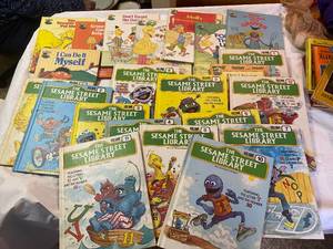 lot 7711 image: Lot of Childrens Books for Sesame Street Library Set - All in Excellent Condition
