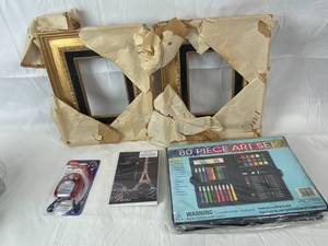 lot 7741 image: Art Set NIB and Two Very Nice Frames