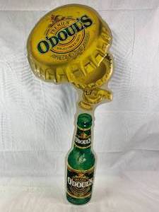 lot 9089 image: Metal Embossed ODouls Tin Sign