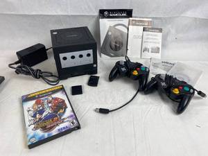 lot 9165 image: Game Cube Console w 2 Controllers, and Sonic 2 Adventure Battle Game