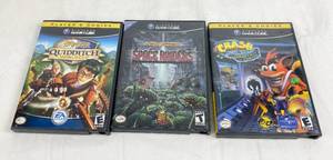 lot 9170 image: Nintendo Game Cube Games - Space Raiders, Quidditch & Crash