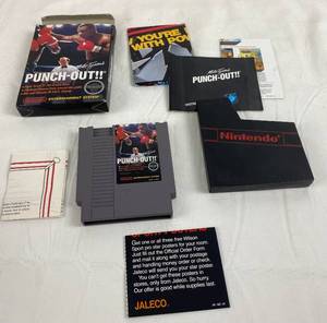 lot 9174 image: Nintendo Game Punch-Out w Original Box and Dust Sleeve Cover