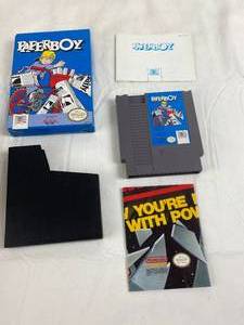 lot 9176 image: Nintendo Game PaperBoy w Original Box and Dust Sleeve Cover