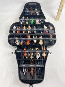 lot 9189 image: Star Wars Empire Strikes Back , Darth Vader Action Figure Case w Star Wars Figurines