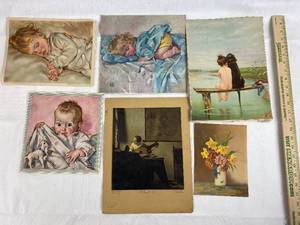 lot 9191 image: Vintage Artistry Pictures  - See Pics for Artist
