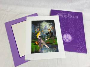 lot 9198 image: Disney Exclusive Lithograph Sleeping Beauty  11x14 Litho
