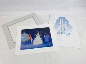 lot 9206 image: Disney Exclusive Lithograph Cinderella  11x14 Litho