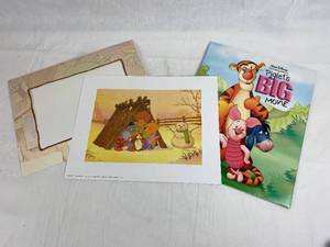 lot 9207 image: Disney Exclusive Lithograph The Piglets Big Movie  11x14 Litho