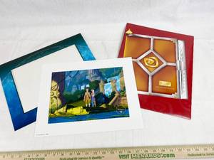 lot 9210 image: Disney Exclusive Lithograph Atlantis  11x14 Litho,