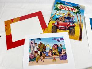 lot 9211 image: Disney Exclusive Lithograph Stitch  The Movie  11x14 Litho,