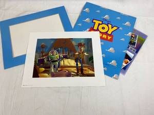 lot 9213 image: Disney Exclusive Lithograph Toy Story  11x14 Litho, 1996