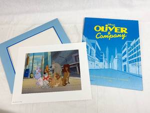 lot 9216 image: Disney Lithograph  Oliver & Company 11x14 Litho