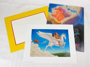 lot 9220 image: Disney Lithograph  Hercules 11x14 Litho