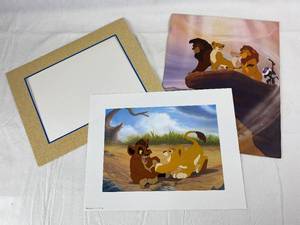 lot 9226 image: Disney Lithographs (2) Lion King,  Litho Portfolio
