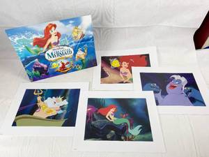 lot 9227 image: Disney Lithographs (4) The Little Mermaid, Litho Portfolio