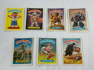 lot 9273 image: Collectible Topps 1986  Garbage Pail Kids Cards  Highly Collectible