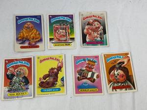 lot 9279 image: Very Highly Collectible Topps 1986  Garbage Pail Kids Cards