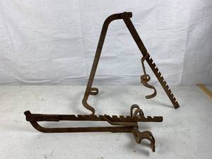 lot 6080 image: Lot of 2 Vintage Rustic Jacks of some sort
