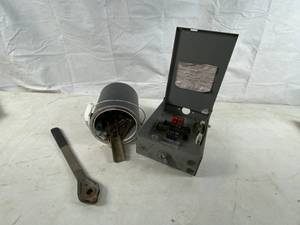 lot 6114 image: Electrical Breaker Box, Can of Misc Hardware and Specialty Wrench