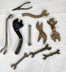 lot 6144 image: Lot of Vintage Specialty Wrenches and Tools - Very Unique Ones Here