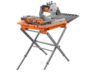 lot 95 image: RIDGID 12 Amp Corded 8 in. Tile Saw with Extended Rip