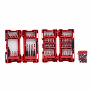 lot 180 image: Milwaukee SHOCKWAVE Impact Duty Alloy Steel Screw Driver Bit Set (99-Piece)