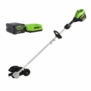 lot 200 image: Greenworks PRO 8 in. 60V Battery Cordless Edger Kits with 2.0 Ah Battery and Charger
