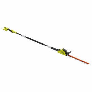 lot 262 image: RYOBI RY40603BTL 18 in. 40-Volt Lithium-Ion Cordless Pole Hedge Trimmer (Tool-Only)
