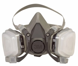 lot 302 image: 3M 6211P1-DC Dual Cartridge Paint Spray Respirator