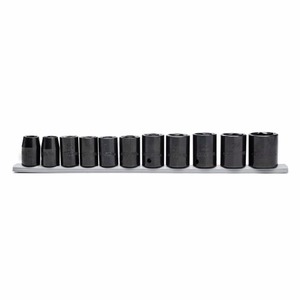 lot 315 image: Husky 12 in. Drive Standard Metric Impact Socket Set (11-Piece)