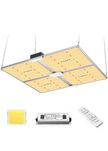 lot 20017 image: MAXSISUN PB4000 Pro Grow Light, 400W LED Grow Lights for Indoor Plants Full Spectrum Uses Samsung Diodes and Mean Well Driver Remote Control Dimmable Growing Lamps for a 4�x4� Grow Tent Veg & Bloom