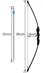 lot 20021 image: kaimei 45 Inch Recurve Bow Archery Red Limbs for Youth Beginner Practice and Outdoor Shooting Right and Left Hand with 6 Fiberglass Arrows and 2 Target Paper