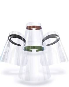 lot 20040 image: WETShield Vision Clear Face Shield  4 Full Face Shields 