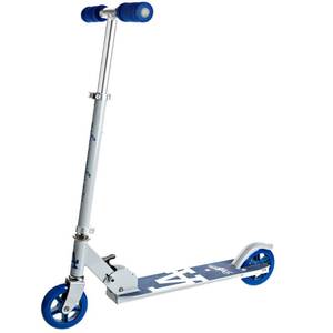 lot 20046 image: MLB Los Angeles Dodgers Folding Kick Scooter for Kids Ages 5 and Up by Walk-Onz Sports