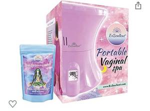 lot 9053 image: ExSoullent Yoni Steam Seat Kit, Electric Steaming Seat Set for Natural Feminine Self-Care at Home, Includes Zen Goddess Blend Yoni Steaming Herbs (2 Ounces)