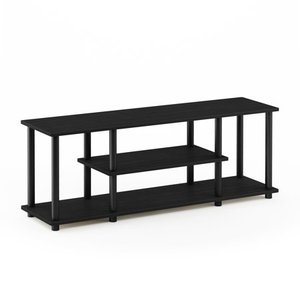 lot 9081 image: Furinno Turn-N-Tube No Tool 3-Tier Entertainment TV Stands, Espresso