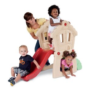lot 19000 image: Little Tikes Hide & Seek Climber, Indoor Outdoor Slide and Climbing Playset for Kids Ages 2-5