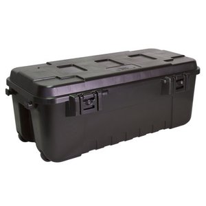 lot 19006 image: Plano Synergy 108 Quart Hunting and Fishing Black Storage Trunk, Large