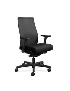 lot 19013 image: HON Ignition 2.0 Mesh Back Task Chair with Adjustable Arms and Adjustable Lumbar Support- Retails over $350