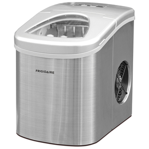 lot 9149 image: Frigidaire 26 lb. Countertop Ice Maker EFIC117-SS, Stainless Steel 15�x13�