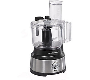 lot 9150 image: Hamilton Beach - 10-Cup Food Processor - SilverBlack
