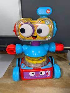 lot 9158 image: Fisher-Price 4-in-1 Ultimate Learning Bot, Electronic Activity Toy with Lights