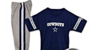 lot 9159 image: Franklin Sports NFL Dallas Cowboys Uniform Set - Size Childs Small