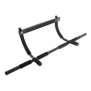 lot 17011 image: ProsourceFit Multi-Grip Lite Pull UpChin Up Bar, Heavy Duty Doorway Upper Body Workout Bar for Home Gyms 24�-32� (ps-1240-cu-basic), Black