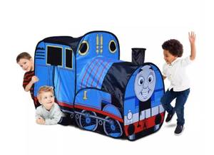 lot 17026 image: Thomas & Friends - Thomas The Train- Pop Up Tent 14.5 Inches (H) x 15.75 Inches (W) x 4.5 Inches (D)