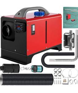 lot 17045 image: VEVOR Diesel Air Heater, 5KW 12V Parking Heater, Mini Truck Heater, Single Outlet Hole, with Black LCD, Remote Control, Fast Heating Diesel Heater, For RV Truck, Boat, Bus, Car Trailer, Motorhomes