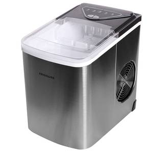 lot 2074 image: Frigidaire - 26-Lb. Portable Ice Maker - Stainless steel