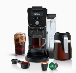 lot 1031 image: Ninja� CFP201 DualBrew Coffee Maker, Single-Serve, compatible with K-Cups & 12-Cup Drip Coffee Maker