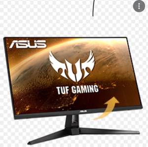 lot 1043 image: TUF Gaming VG27AQ1A Gaming Monitor � 27 inch QHD (2560 x 1440), IPS, 170Hz (Above 144Hz), 1ms MPRT, Extreme Low Motion Blur, G-SYNC Compatible, FreeSync Premium, HDR 10